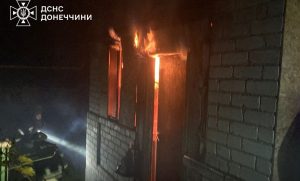 У Краматорську вночі горів будинок