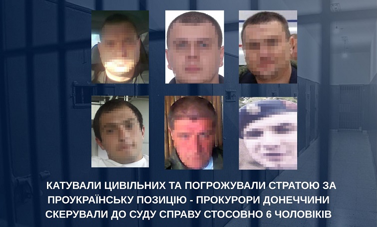 Шестеро посадовців окупаційних структур звинувачуються у жорстокому поводженні з цивільним населенням