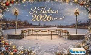 “Слов’янські відомості» вітають читачів з прийдешнім Новим роком та дарують вітальні листівки з краєвидами Слов’янська