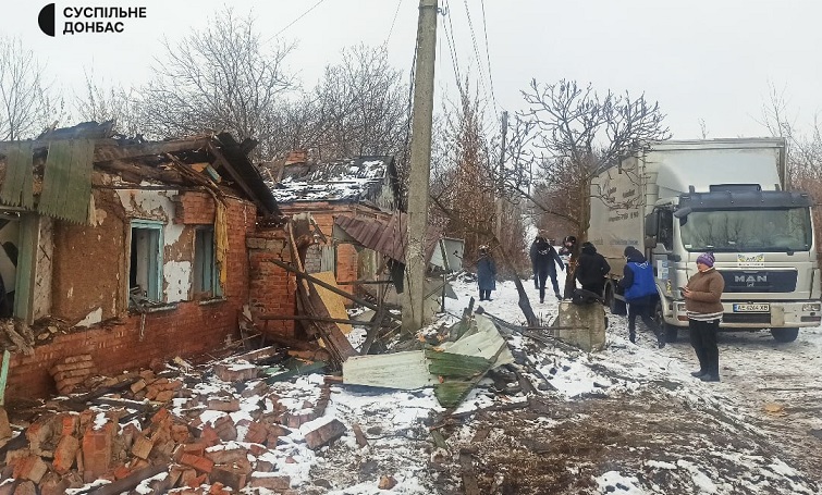 Наслідки авіаційного обстрілу Слов’янська (Фото)