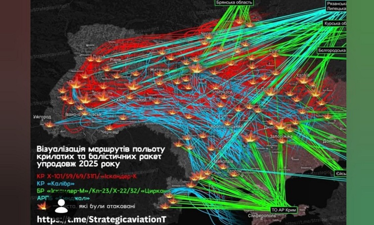 Рік терору: 2025 рік став рекордним за масштабами російських повітряних атак на Україну