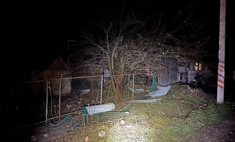 Слов’янськ зазнав удару БпЛА ввечері 7 січня: є поранений