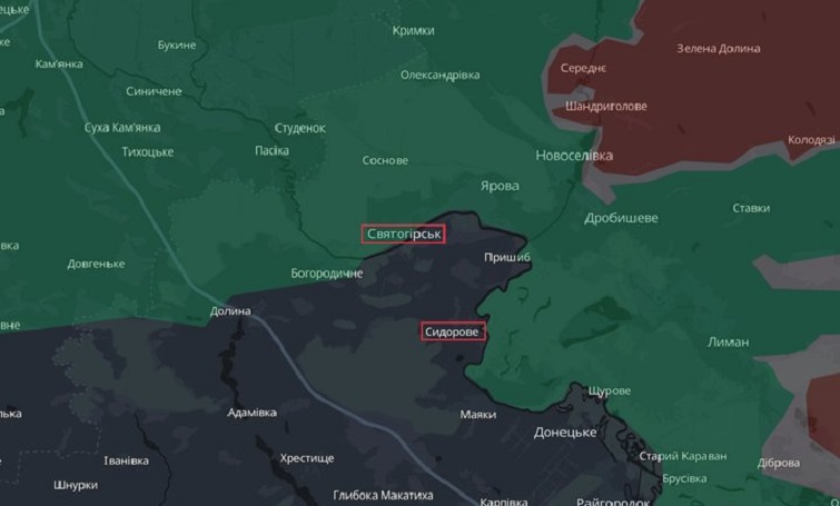 Найбільше у Святогірській громаді від російських обстрілів потерпає село Сидорове