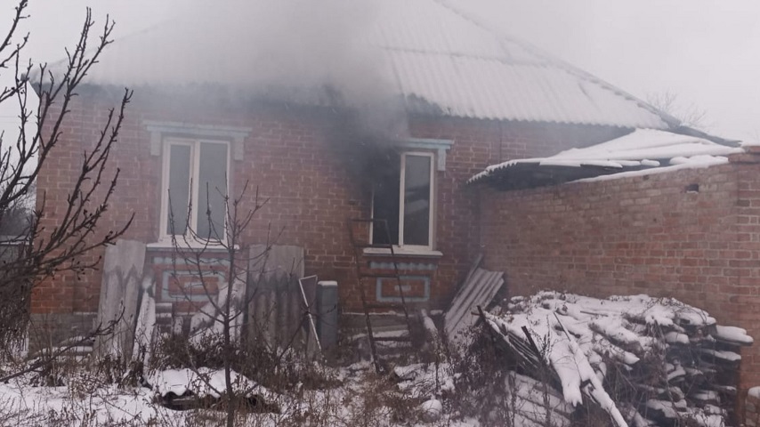 У Слов’янську під час пожежі в житловому будинку загинув чоловік