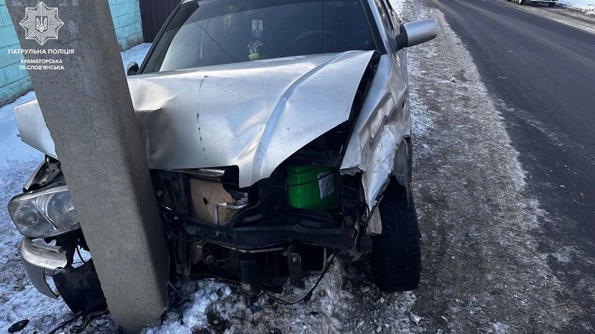 ДТП за участю двох автомобілів у Краматорську