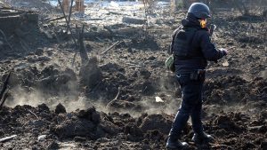 Насліки авіаобстрілу Слов’янська (Відео)