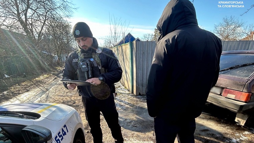 У Слов’янську виявили водія під дією наркотиків