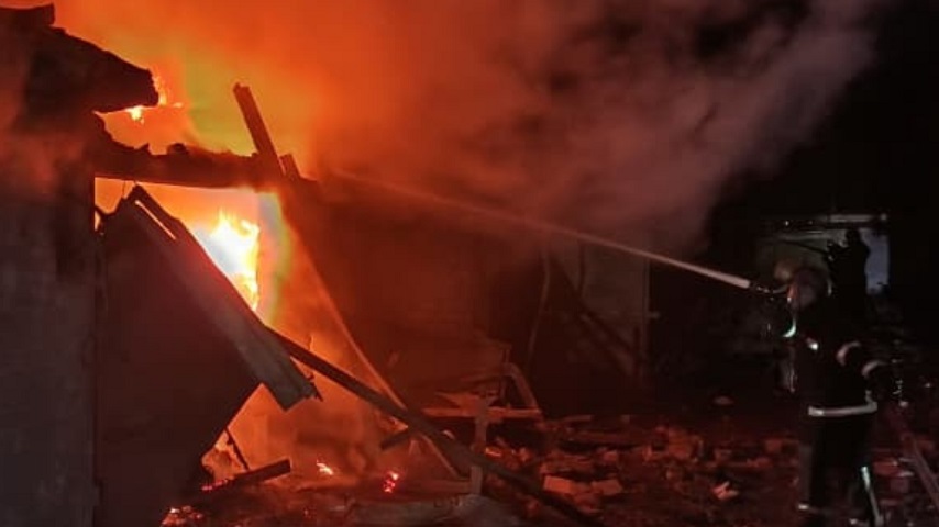 У Слов’янській громаді після обстрілів горіла котельня та житлові будівлі