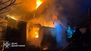 Через російські атаки виникли пожежі у Слов’янську та Краматорську