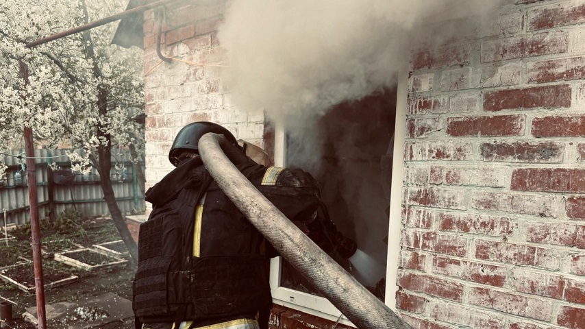 У Слов’янську виникла пожежа в господарській споруді 