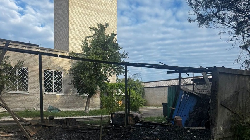 У Слов’янську дрон влучив по території пожежно-рятувальної частини