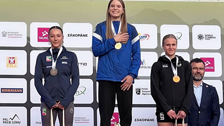  Скелелазки Донеччини вибороли золото та срібло на чемпіонаті Європи