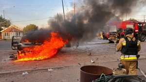 У Краматорську після обстрілу виникли пожежі в житловому секторі 