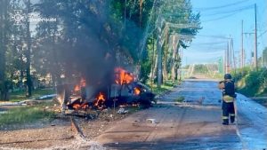 Російський безпілотник знищив цивільний автомобіль у Красноторці