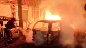 Внаслідок нічних ударів по Слов’янську та Ясногірці виникли пожежі