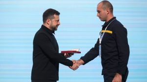 Рятувальник Донеччини Радіон Вацюк отримав державну нагороду