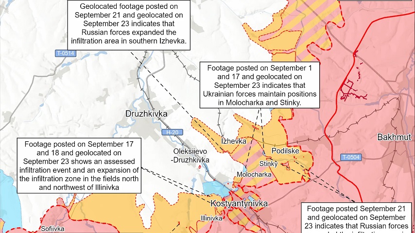 Контратаки ЗСУ під Лиманом та удари росіян по логістиці Краматорська і Слов’янська: ситуація на Донеччині
