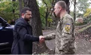 Візит на фронт: Зеленський зустрівся з бійцями під Лиманом