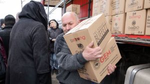 За тиждень Донеччина отримала майже 200 тонн гуманітарної допомоги