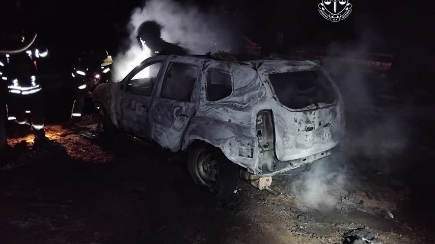 У Краматорську чоловіка підозрюють у підпалі поліцейського авто