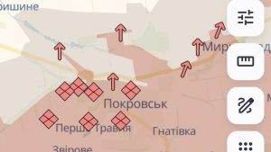 На Покровському напрямку зберігається найбільша кількість штурмів, ворог має просування у місті
