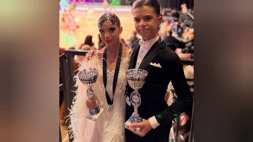 Пара зі Слов’янська перемогла на турнірі зі спортивних танців у Великій Британії