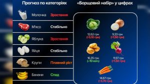 В Україні подорожчав борщовий набір
