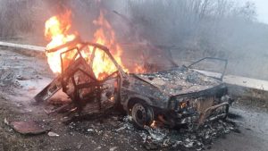 FPV-дрон у Миколаївці влучив у цивільне авто — троє загиблих, один поранений