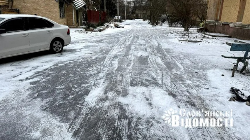Боротьба з ожеледицею у Слов’янську: скільки техніки та грошей задіяли цієї зими