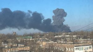 У районі Донецького аеропорту уражено позиції запуску «шахедів»