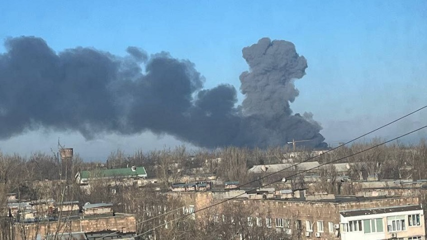 У районі Донецького аеропорту уражено позиції запуску «шахедів»