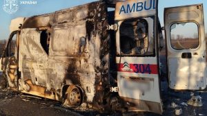 Російський дрон знищив автомобіль «швидкої», двоє медиків загинули