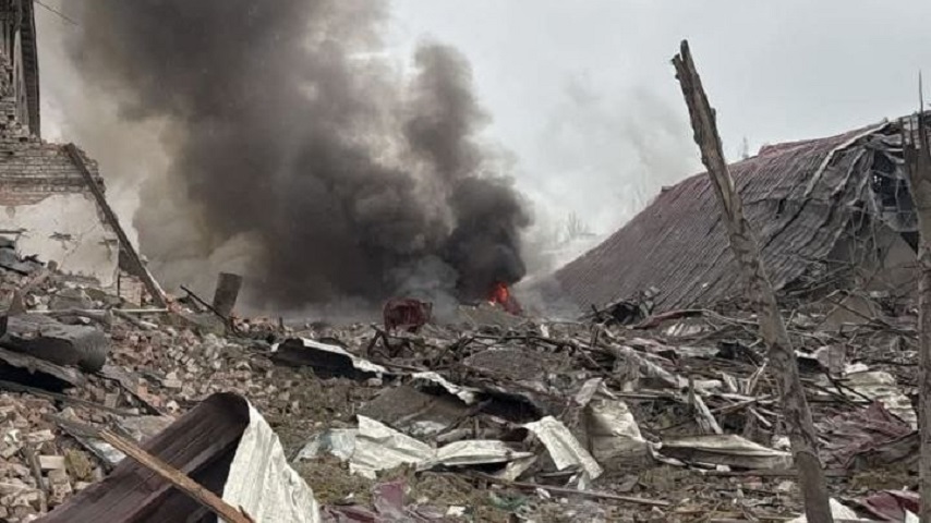 У Словʼянську дві авіабомби за ніч зруйнували навчальний заклад, є постраждалі