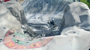 У Краматорську FPV-дрон атакував автомобіль служби цивільного захисту