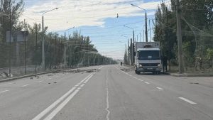 У Краматорську дрон цілеспрямовано атакував вантажівку торгової бази
