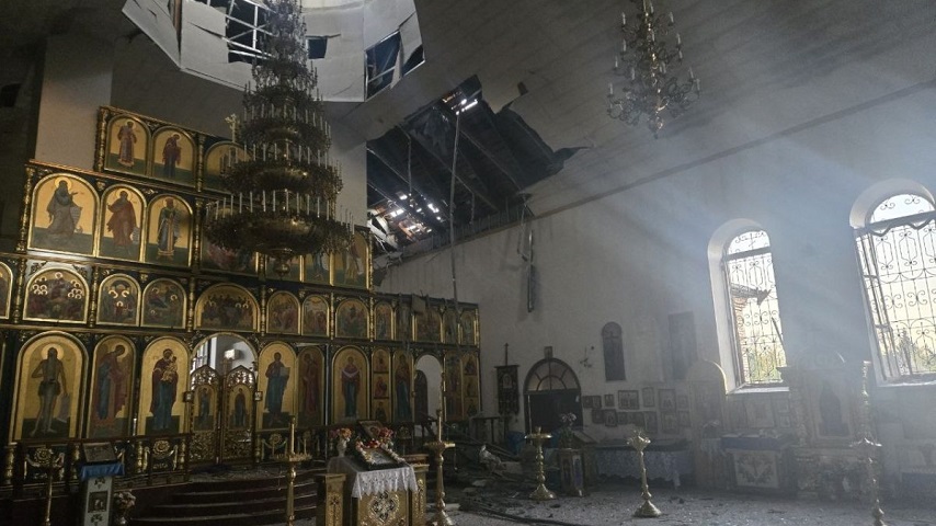 Пошкоджені святині Краматорської громади: окупанти обстріляли дві церкви 