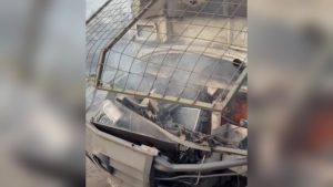 Ворожий дрон поцілив у машину волонтерів на Донеччині