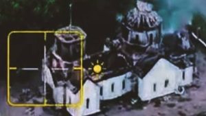 У Закітному на Донеччині російський дрон спалив столітню церкву